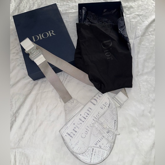 CHRISTIAN DIOR
Daniel Arsham Saddle Printed Leather crossbody bag - Picture 3 of 13